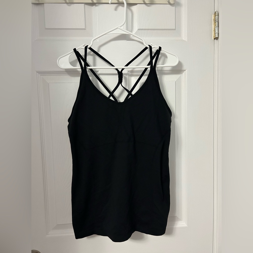 Athleta Black Strappy Tank Top